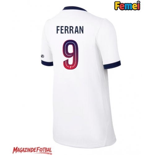 Paris Saint-Germain Ferran Torres #9 Tricou Fotbal Replică 2026-27 Femei Deplasare Paris Saint-Germain Ferran Torres #9 Tricou Fotbal Replică 2026-27 Femei Deplasare